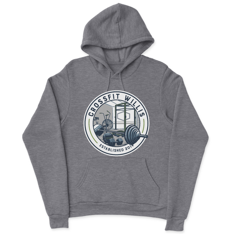 Mens 2X-Large GUNMETAL_HEATHER Hoodie
