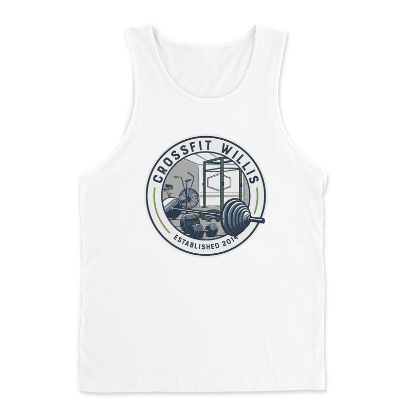 Mens 2X-Large WHITE Tank Top