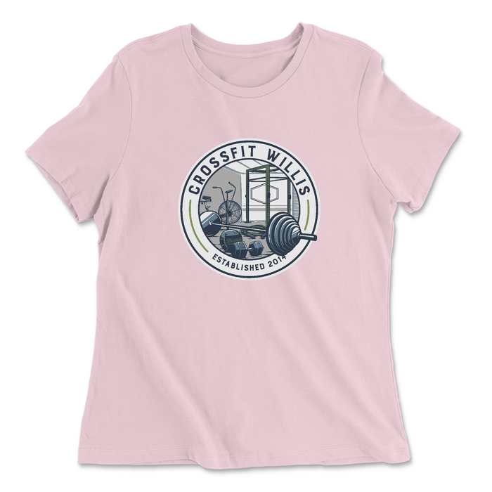 Womens 2X-Large PINK Relaxed Jersey T-Shirt