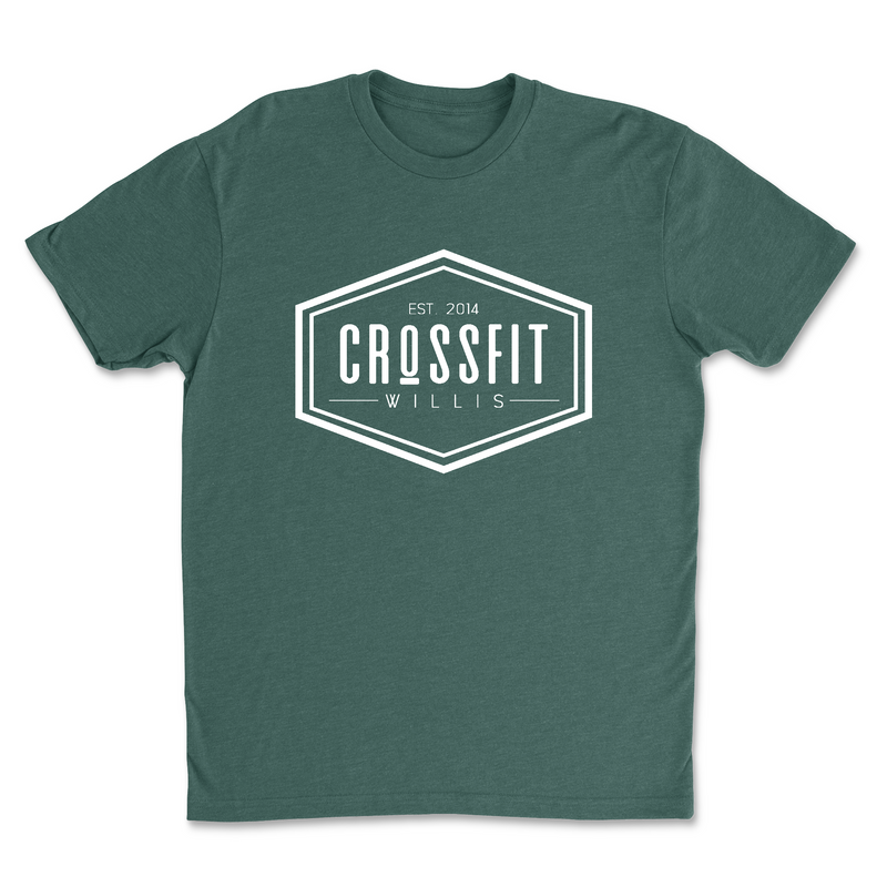 Mens 2X-Large HEATHER_FOREST_GREEN T-Shirt