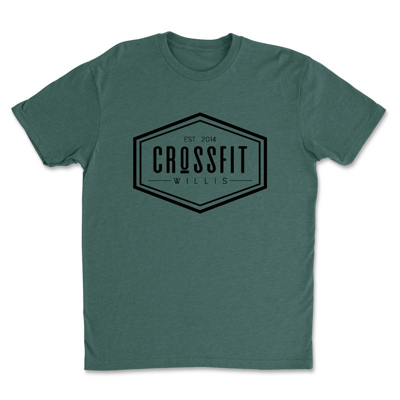 Mens 2X-Large HEATHER_FOREST_GREEN T-Shirt