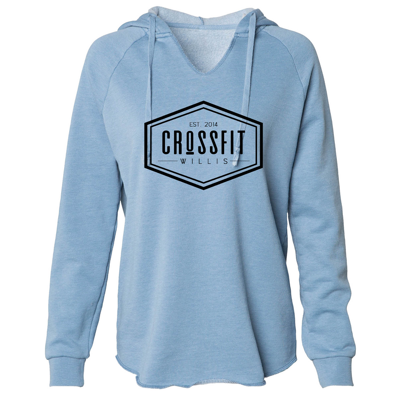 Womens 2X-Large MISTY_BLUE Hoodie