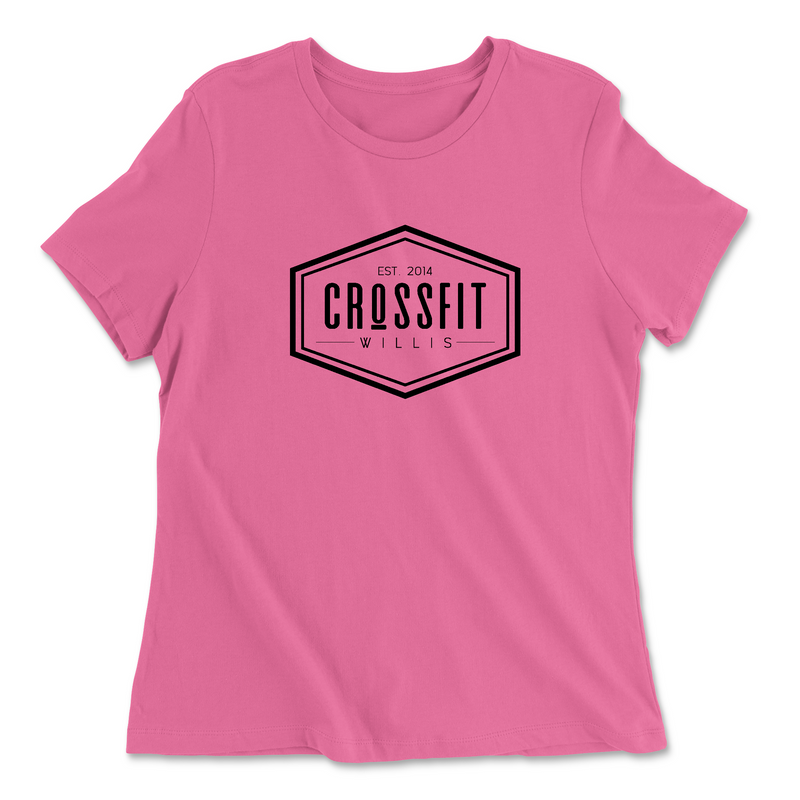 Womens 2X-Large CHARITY_PINK Relaxed Jersey T-Shirt