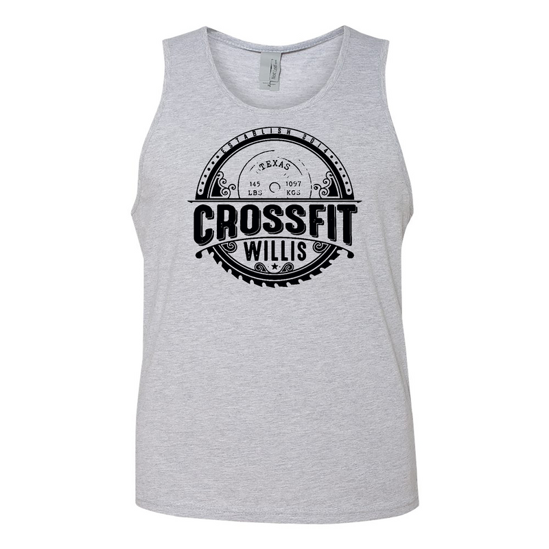 Mens 2X-Large HEATHER_GREY Tank Top