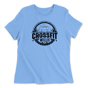 Womens 2X-Large CAROLINA_BLUE Relaxed Jersey T-Shirt