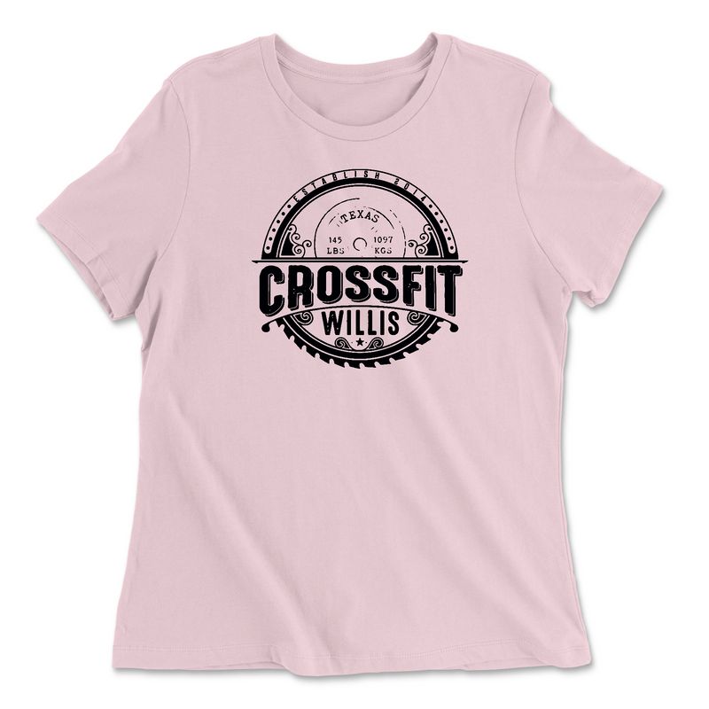 Womens 2X-Large PINK Relaxed Jersey T-Shirt