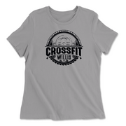 Womens 2X-Large SOLID_ATHLETIC_GREY Relaxed Jersey T-Shirt