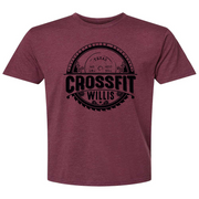 Mens 2X-Large HEATHER_MAROON T-Shirt