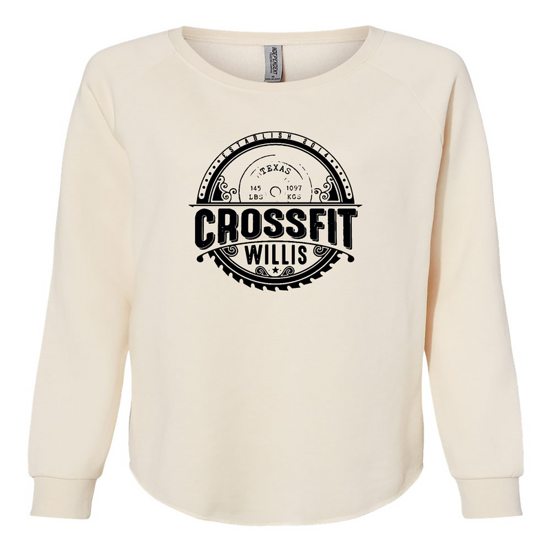 Womens 2X-Large BONE CrewNeck