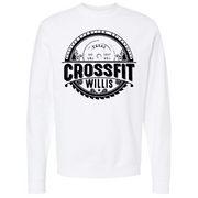 Mens 2X-Large WHITE Midweight Sweatshirt