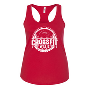 Womens 2X-Large RED Tank Top (Front Print Only)