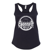 Womens 2X-Large BLACK Tank Top (Front Print Only)