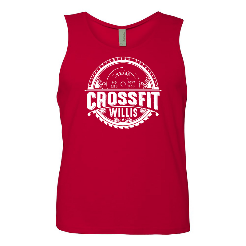Mens 2X-Large RED Tank Top