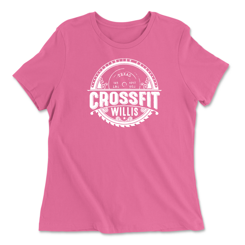 Womens 2X-Large CHARITY_PINK Relaxed Jersey T-Shirt