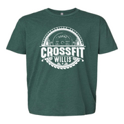 Mens 2X-Large HEATHER_FOREST_GREEN T-Shirt