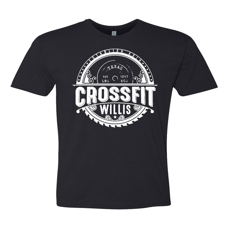 Mens 2X-Large BLACK T-Shirt
