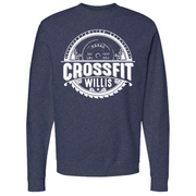 Mens 2X-Large CLASSIC_NAVY_HEATHER Midweight Sweatshirt