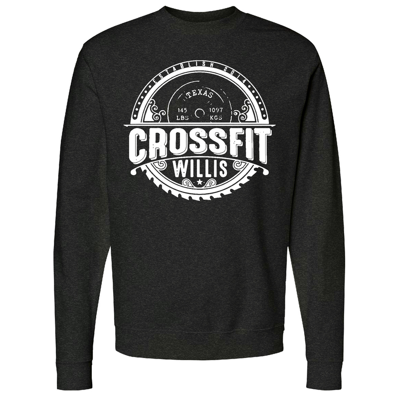 Mens 2X-Large CHARCOAL_HEATHER Midweight Sweatshirt