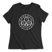 Womens 2X-Large BLACK Relaxed Jersey T-Shirt