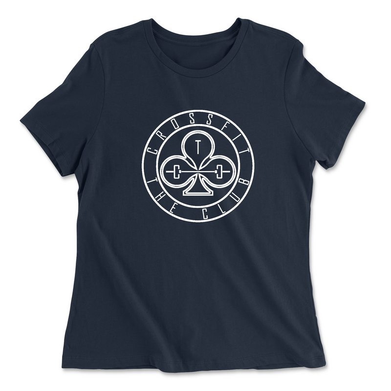 Womens 2X-Large NAVY Relaxed Jersey T-Shirt