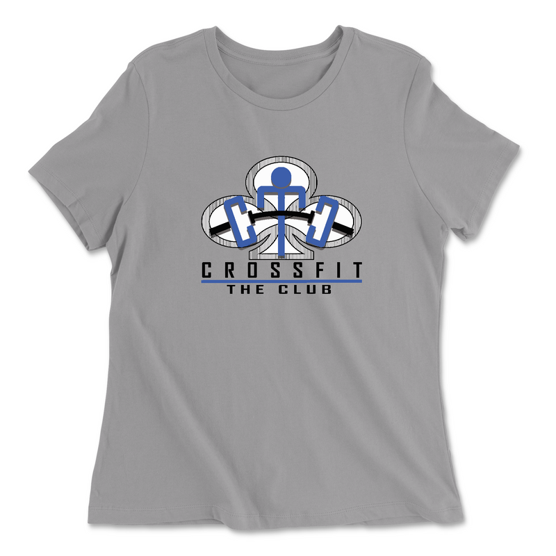 Womens 2X-Large SOLID_ATHLETIC_GREY Relaxed Jersey T-Shirt