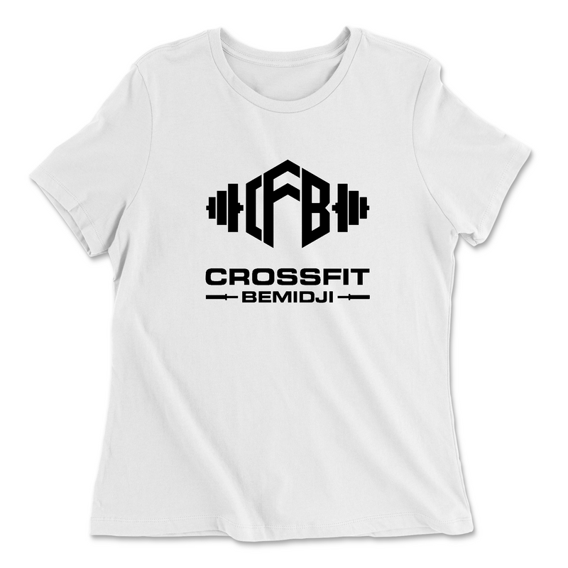 Womens 2X-Large WHITE Relaxed Jersey T-Shirt