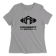 Womens 2X-Large SOLID_ATHLETIC_GREY Relaxed Jersey T-Shirt