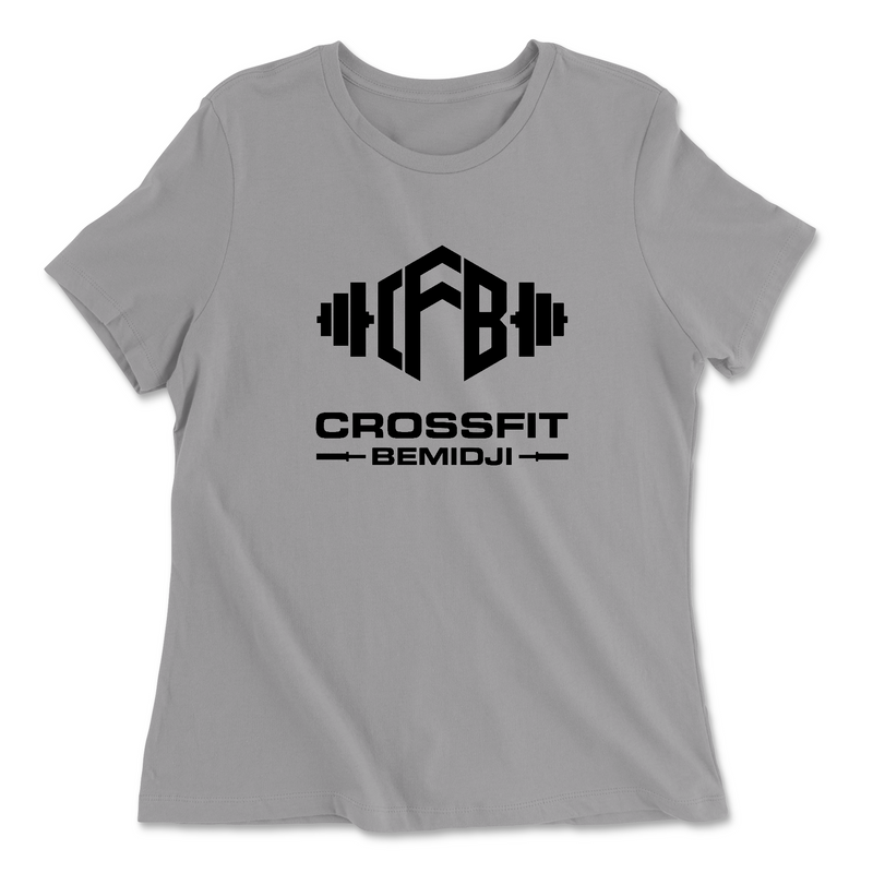 Womens 2X-Large SOLID_ATHLETIC_GREY Relaxed Jersey T-Shirt