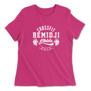 Womens 2X-Large BERRY Relaxed Jersey T-Shirt