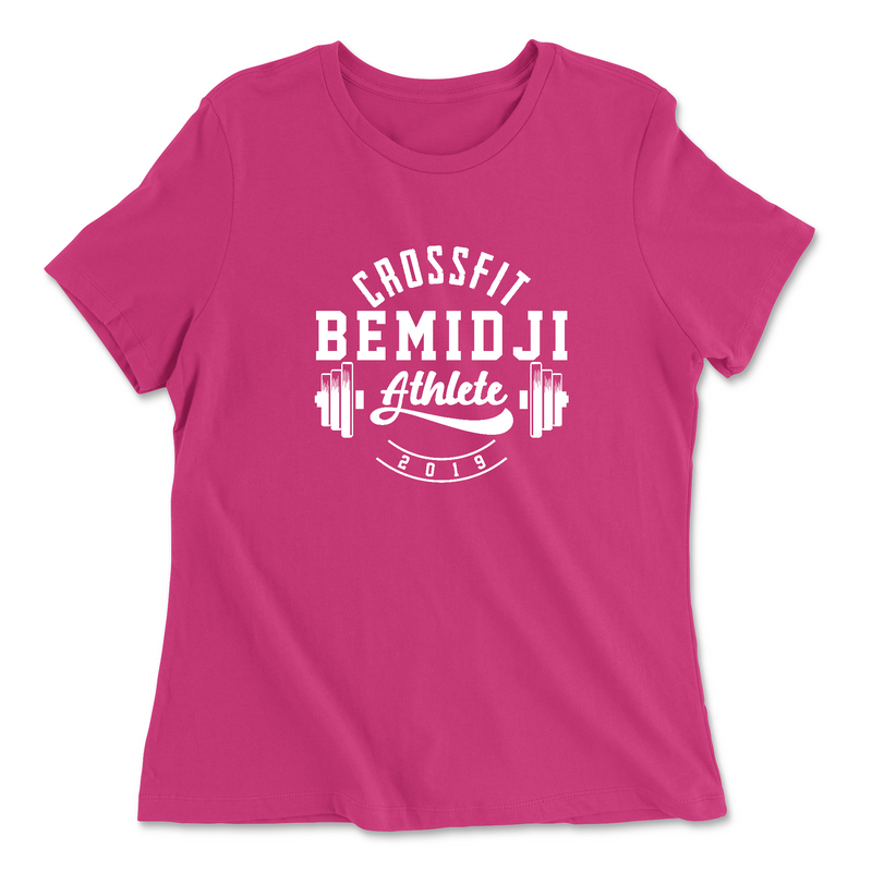 Womens 2X-Large BERRY Relaxed Jersey T-Shirt