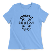 Womens 2X-Large CAROLINA_BLUE Relaxed Jersey T-Shirt