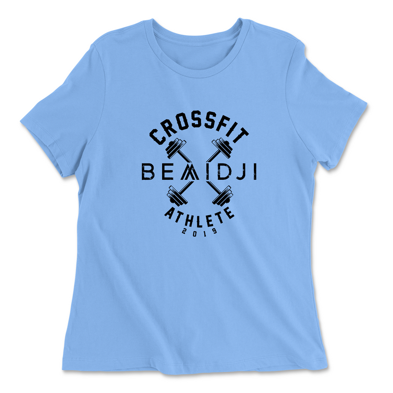Womens 2X-Large CAROLINA_BLUE Relaxed Jersey T-Shirt