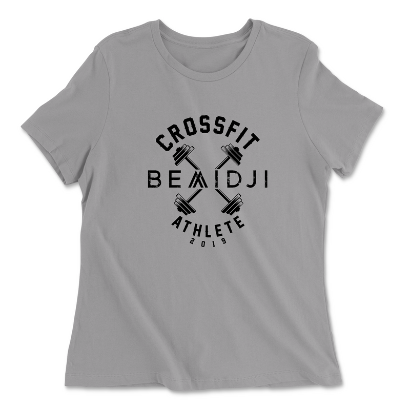 Womens 2X-Large SOLID_ATHLETIC_GREY Relaxed Jersey T-Shirt