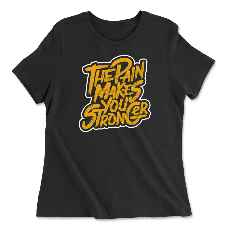 CrossFit M2 Pain Makes You Stronger Womens - Relaxed Jersey T-Shirt