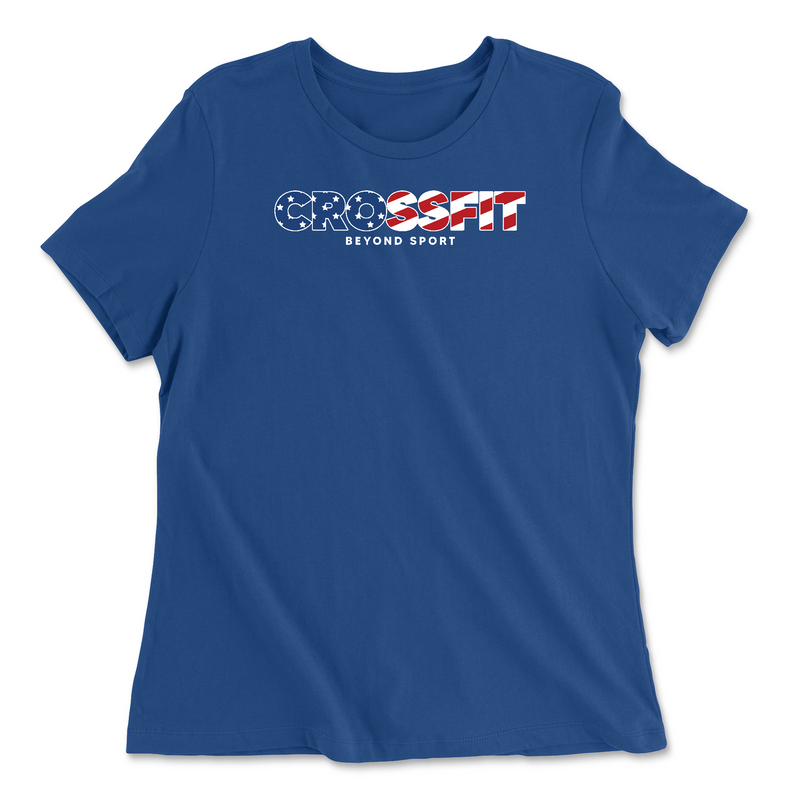 Womens 2X-Large TRUE_ROYAL Relaxed Jersey T-Shirt