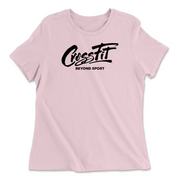 Womens 2X-Large PINK Relaxed Jersey T-Shirt