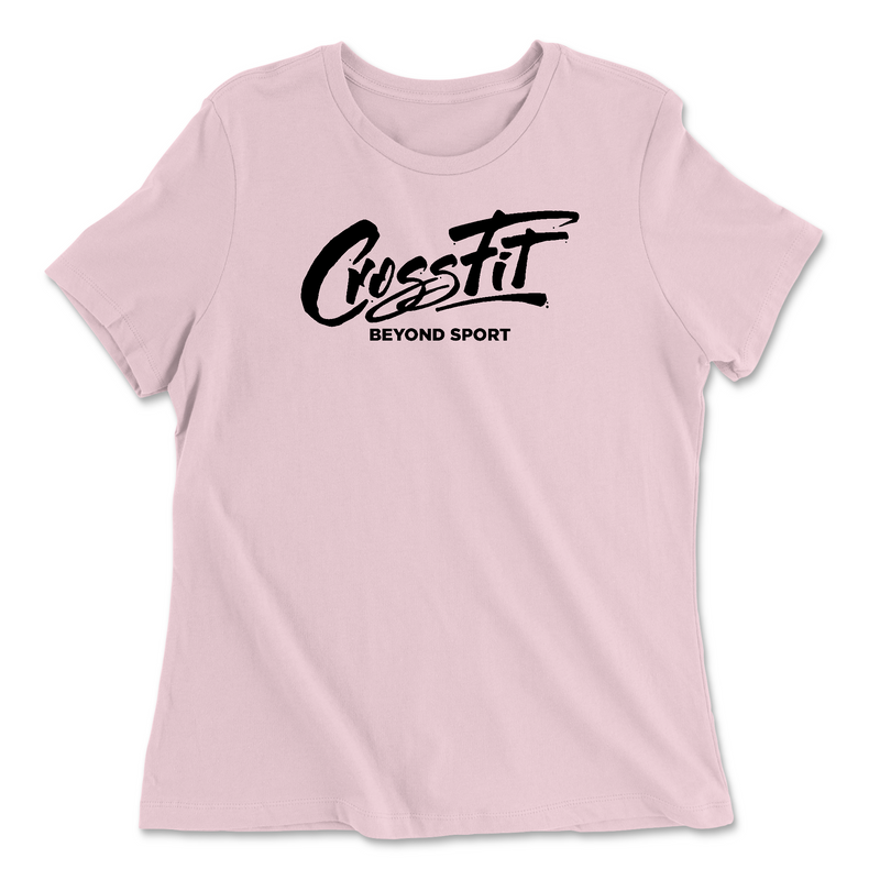 Womens 2X-Large PINK Relaxed Jersey T-Shirt
