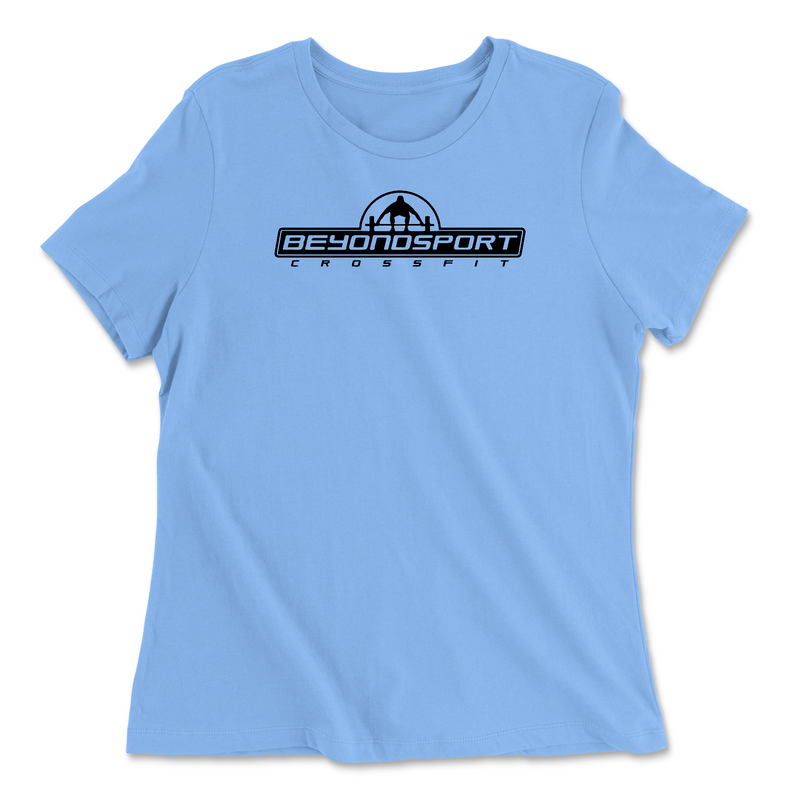 Womens 2X-Large CAROLINA_BLUE Relaxed Jersey T-Shirt
