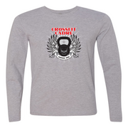Mens 2X-Large HEATHER_GRAY Long Sleeve