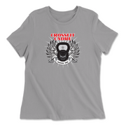 Womens 2X-Large SOLID_ATHLETIC_GREY Relaxed Jersey T-Shirt