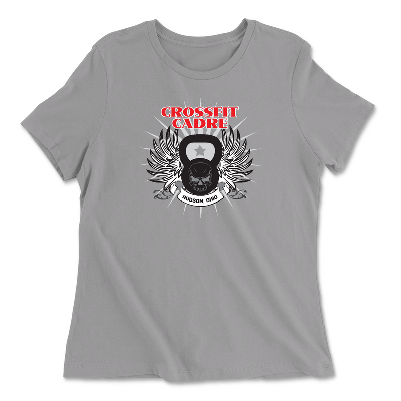 Womens 2X-Large SOLID_ATHLETIC_GREY Relaxed Jersey T-Shirt
