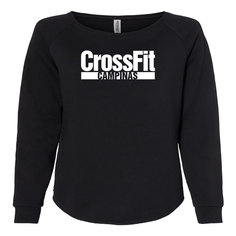 Womens 2X-Large BLACK CrewNeck