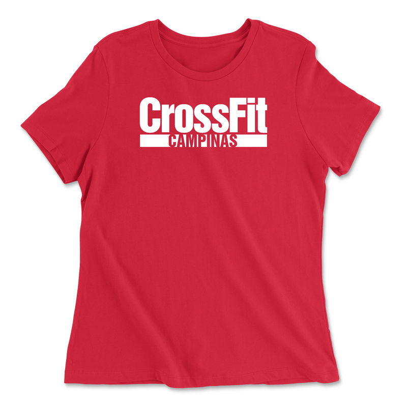 Womens 2X-Large RED Relaxed Jersey T-Shirt