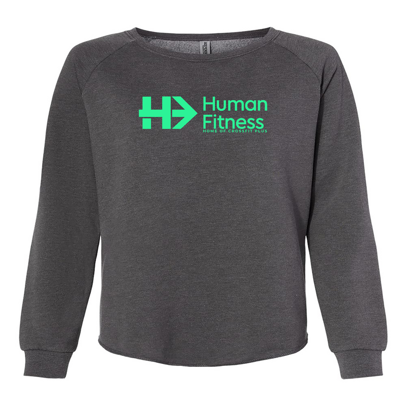 CrossFit Plus Green Womens - CrewNeck