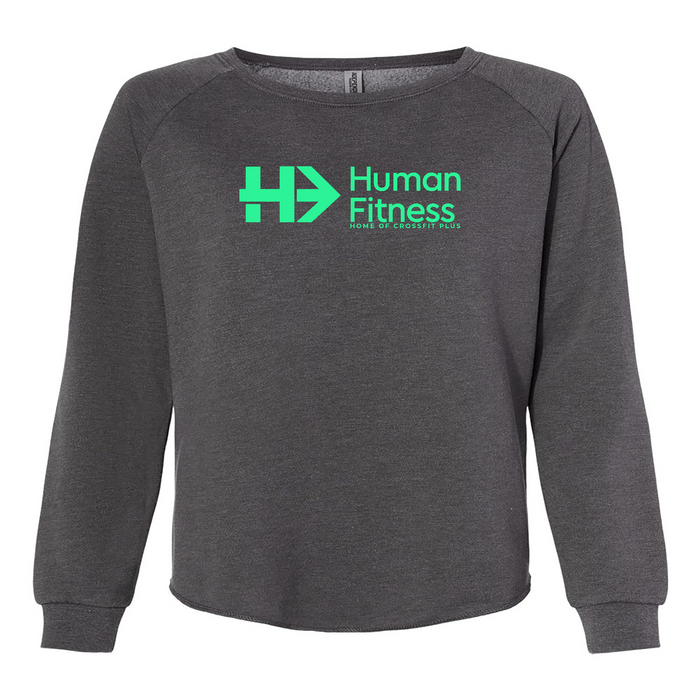 CrossFit Plus Green Womens - CrewNeck