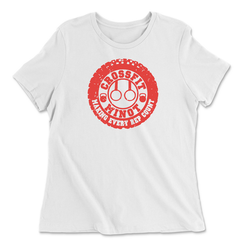 Womens 2X-Large WHITE Relaxed Jersey T-Shirt