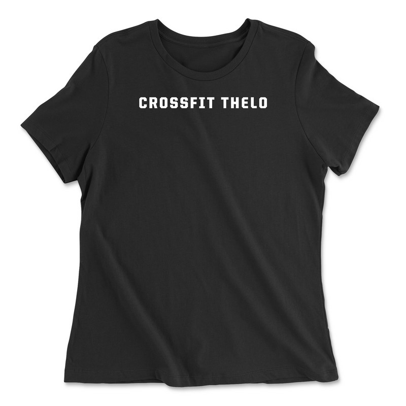 Womens 2X-Large BLACK Relaxed Jersey T-Shirt