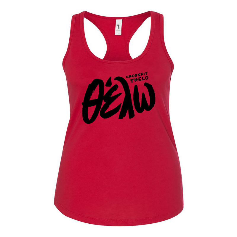 Womens 2X-Large RED Tank Top
