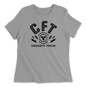 Womens 2X-Large SOLID_ATHLETIC_GREY Relaxed Jersey T-Shirt