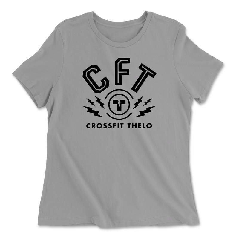 Womens 2X-Large SOLID_ATHLETIC_GREY Relaxed Jersey T-Shirt